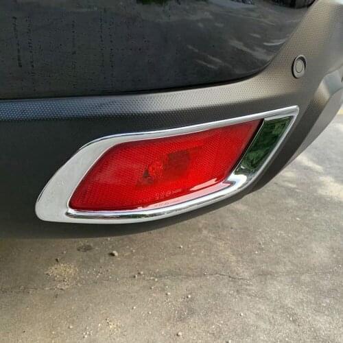 For Subaru Forester SK 2018 2019 2020 Chrome Rear Fog Light Foglight Lamp Cover Trim Bumper Protector Decoration Car Styling