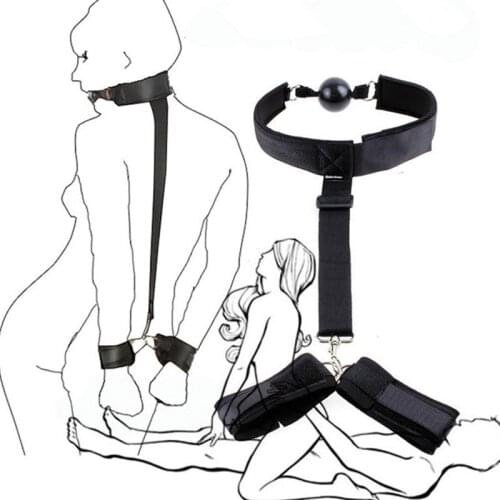 Sex Erotic Products Sex Toys For Women Couples Cosplay Games BDSM Bondage Gear Handcuffs Ankle Cuff Restraints Fetish Strap