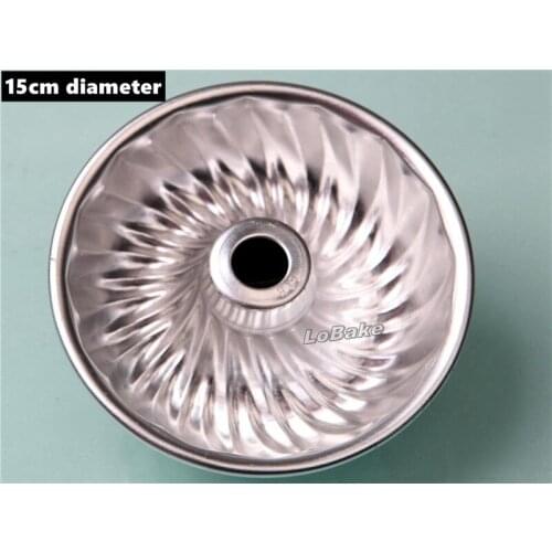 2pcs/lot) 15cm diameter round cup fluted wall hollow anodising aluminium pan pudding jelly cupcake candy bread mould DIY tools