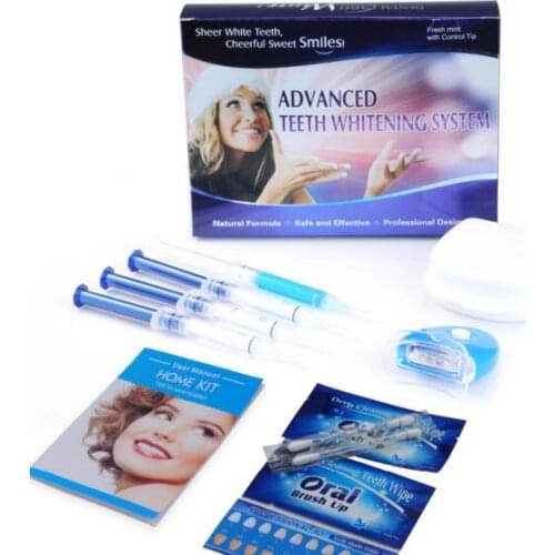 Teeth Whitening Kit Oral Irrigator Teeth Whitening Gel Thermoform Mouth Trays Whitening Teeth LED Cold Light Lamp Bleaching