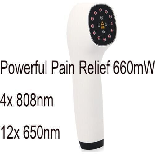 New LLLT 650nm 808nm Cold Light Powerful Handheld Physical Therapy Home Laser Pain Relief Cold Laser Therapy Device