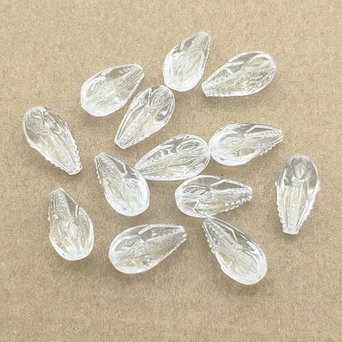 New arrival! 21x12mm 380pcs Clear Drop Shape Beads for Handmade Necklace Earring DIY Parts,Jewelry Findings & Components