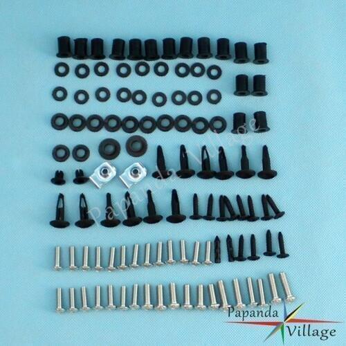 Papanda Motorcycle Full Set Complete Fairing Body Bolt Mounting Screws Nuts Kit for Honda CBR954RR 2002-2003