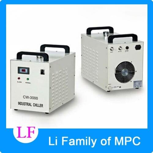 Air Cooled Industrial Water Chiller With 80W CO2 Laser Tube Economic Cooling Laser Equipment CW-3000DG
