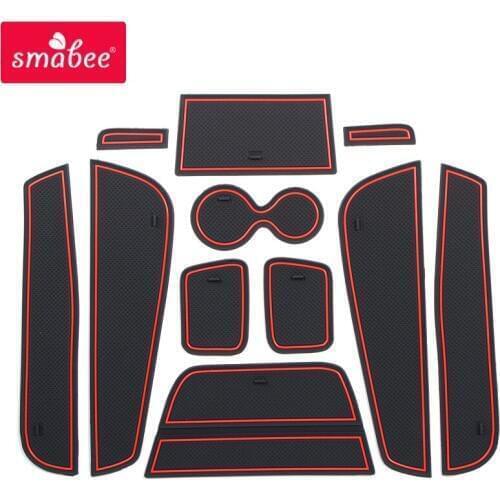 Gate slot pad For RENAULT CAPTUR captur 2013-2017 nterior Accessories Mat Cup Door groove matr