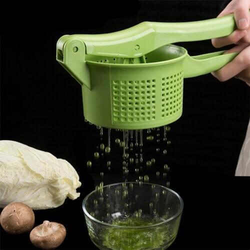 Vegetable Squeezer Kitchen Accessories Gadgets Dumpling Stuffing Dehydrator Hand Press Stuffing Press Green Lemon Dining Tools