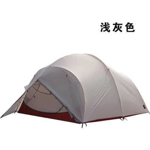 Hillman 4 more than double aluminum Feiyunjiang outdoor tent pole ultra light coated silicon UL waterproof camping tent