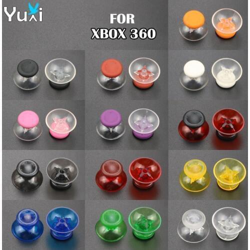 YuXi 2pcs Joystick Cap Rocker Caps Grip Cover Replacement for Microsoft Xbox 360 Controller
