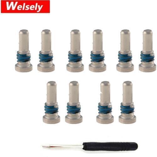 10pcs Torx 5 Point Star screw Pentacle Dock Bottom Connector Screw + 1Pcs Screwdriver for iPhone 8 iPhone8 plus Useful Wholesale
