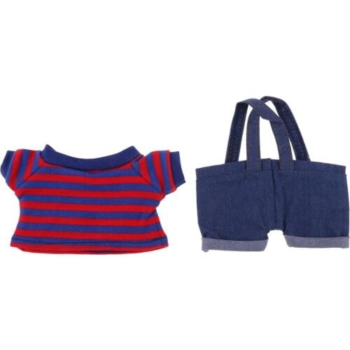 2 Pieces Modern Dress Suit for MSD Doll 1/8 Scale Mini Shirt And