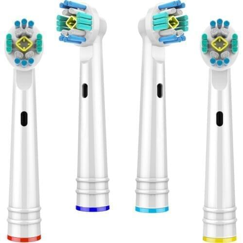 4pcs Replacement Brush Heads For Oral-B Toothbrush Heads Advance Power/Pro Health Electric Toothbrush Heads