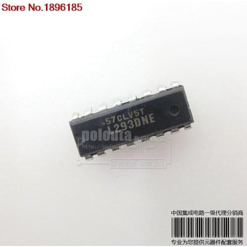 5Pcs L293DNE L293D L293 293D DIP-16 Original In Stock QUADRUPLE HALF-H DRIVER IC NEW
