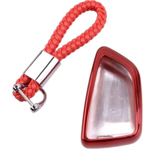 Car Red TPU Remote Key Case Cover Shell Fob Fit For BMW 1 2 3 5 6 7 8 Series X1 X2 X3 X4 X5 X6 X7 F40 F45 F46 G20 G30 G31 2020