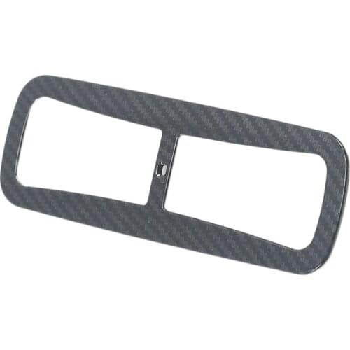 For Honda CR-V CRV -2021 Carbon Fiber Rear Reading Light Lamp Cover Trim Decoration Frame Inner Car Styling