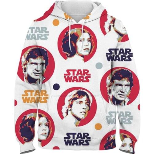 Spring Autumn New Fashion Hoodies 3D Print Movie Star Wars For Children Harajuku Male Women Oversized Hoody Casual Men Hoodie