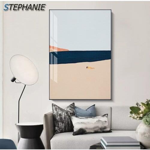 Abstract Field Scenery Wall Poster Fashion Canvas Painting Wall Art Pictures for Living Room Nordic Poster and Print Decoration