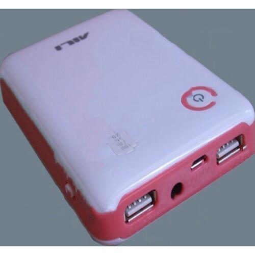 Aili Double USB Port Mobile Power Bank Box 5V 9V 12V 18650 Battery Box Shell Portable Power Case Free Shipping