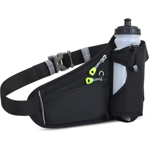 Running Belt Waist Bag Pack Marathon Outdoor Gym Sport Fitness Water Bottle Pouch Fanny Waist Pack Riding Cycling Phone Pocket