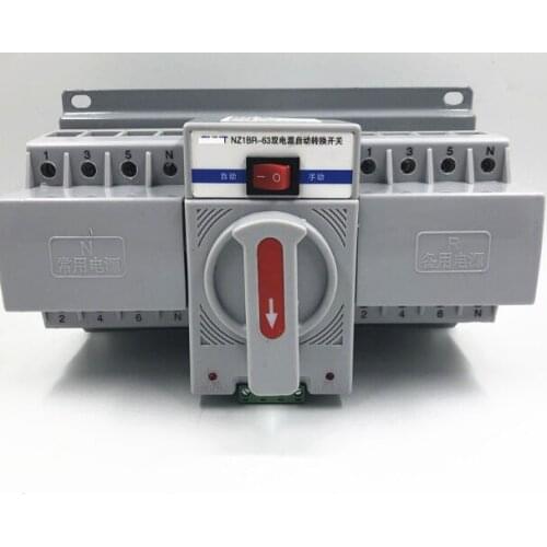 Interruptor de conversión automática de doble Potencia nz1br - 63 4p25a32a63acb mini Switch