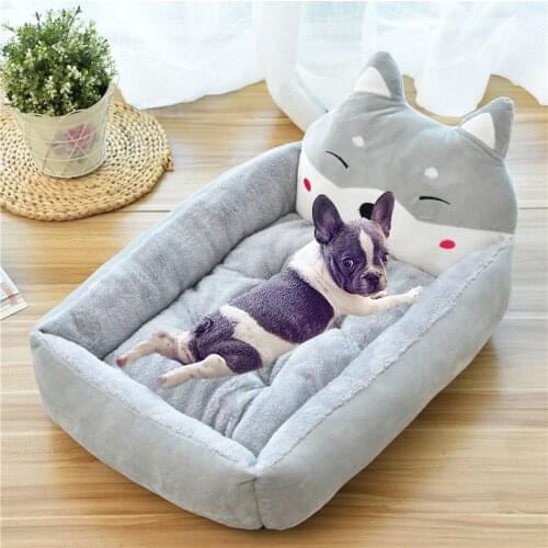 Rectangle Dog Bed Sleeping Bag Kennel Cat Puppy Sofa Bed Pet House Winter Warm Nest Soft Beds Portable for Pets Cats Basket