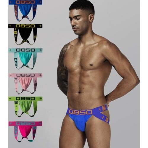 Sexy Underwear Jockstrap Men Tanga Hombre Male Cuecas Cotton Gay Mens Thong Strings Pants Calcinha Penis Pouch Comfortable