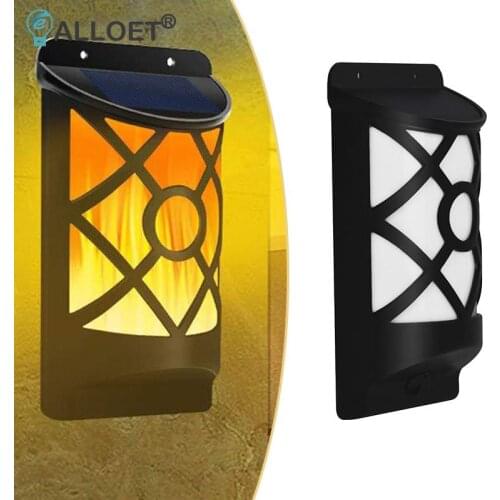 LED Solar Light Flickering Flame Torch Light Outdoor Waterproof Lawn Induction Lamp Yard Art Ornament for Home Garden Decor
