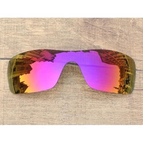 Vonxyz Midnight Mirror Polarized Replacement Lenses for-Oakley Batwolf Frame