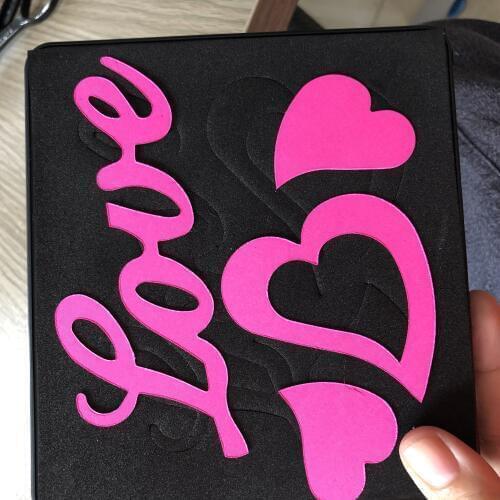 I love you cutting die SMR-HO0041