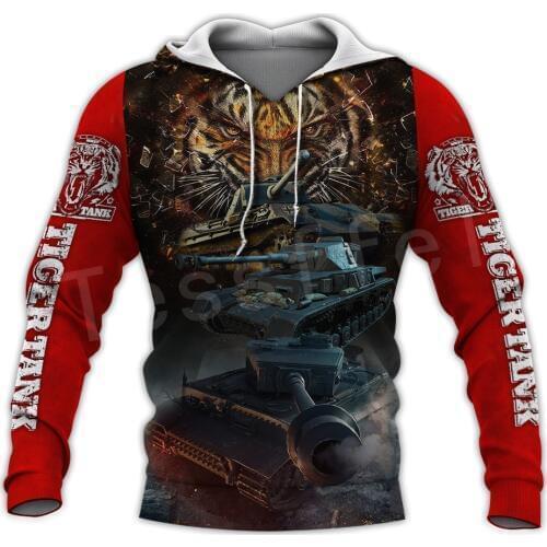 Tessffel Hot Games World of Tanks Animal Tank Funny NewFashion Tracksuit 3DPrint Zipper/Hoodies/Sweatshirt/Jacket/Men/Women T-3