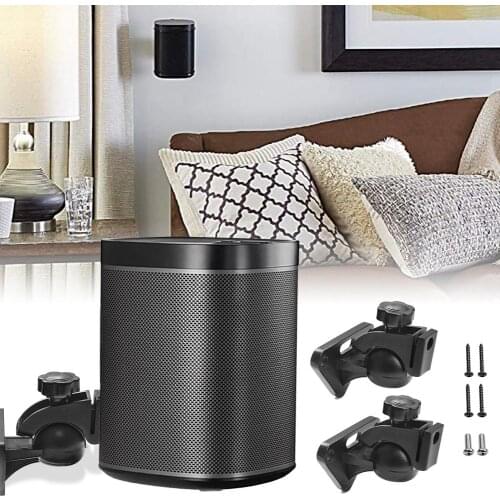 1 Pair Wireless Intelligent Speaker Wall Mount Speaker Rack Speaker Hanging Bracket For SONOS PLAY:1 Wireless Bluetooth Speaker