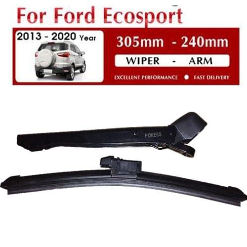 12" Car Rear Wiper Blade Blades Back Window Wipers Arm for Ford Ecosport Hatchback 2013 -2018 Windscreen Blade car Accessories