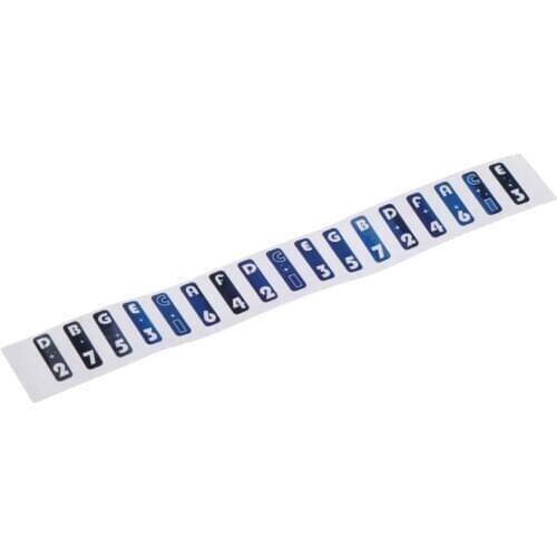 17 Keys Kalimba Scale Note Key Stickers Finger Instrument Access Kids