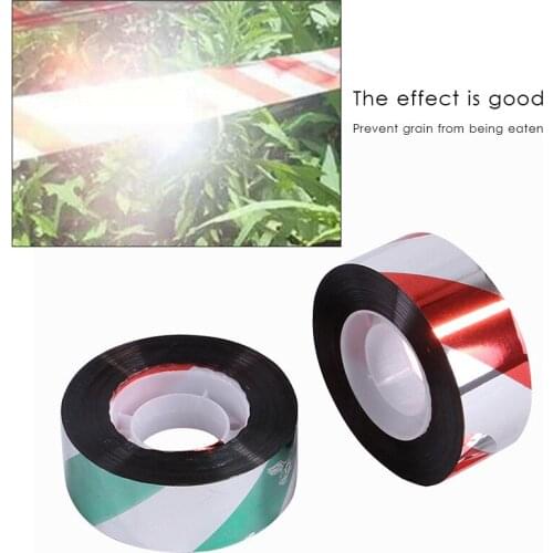50M/80M/100M Flash Reflective Bird Scare Tape Audible Repellent Fox Pigeons Repeller Ribbon Deterrent Tapes 2.5CM Orchard Pest