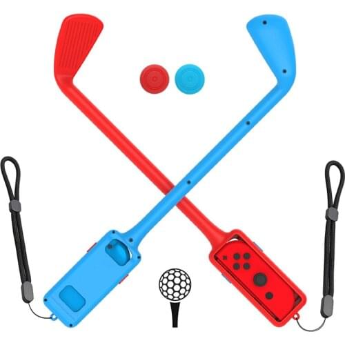 For Nintendo Switch Golf Club Grip for Mario Golf Rushing Left and Right Small Handle Game Accessories