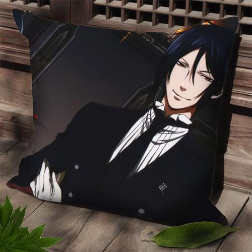Hobby Express Black Butler Anime Square Japanese Dakimakura Pillow Case SPC45