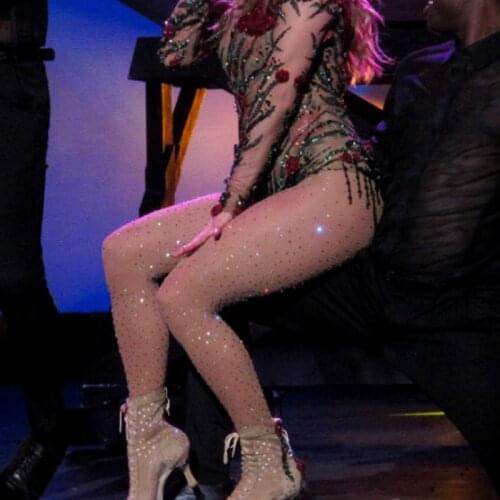 Women Summer Sexy Stockings Tights Black Rhinestone Mesh Fishnet Pantyhose Plus Size Bling Female Net Nylon Stockings Tights