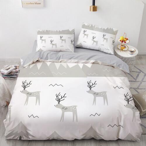 3D Bed Linens Bedding Sets Quilt Covers Pillow Shams Duvet Cover Sets Bedclothes Queen Full Twin Nordic Flower Home Textile
