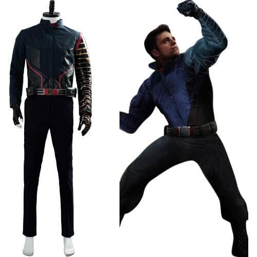 The Falcon and the Winter Soldier Cosplay Buggy Costume Outfit Uniform Adult Halloween Carnival Costumes Custom
