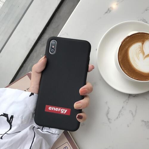 GYKZ Funny Quote Soft Case For iPhone XR X XS MAX 7 6 6s Plus Candy Color Matte Silicone Back Cover For iPhone 8 Slim Phone Bag
