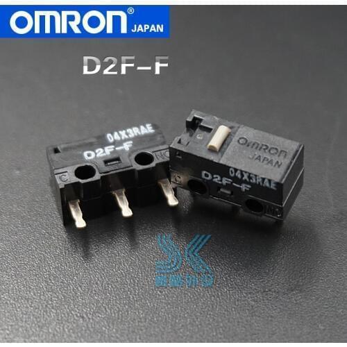 OMRON Mouse Micro Switch D2F-F Mouse Button suitable for 10M 20M 50M steelseries rival 300 310 logitech g304 g305 Free shipping