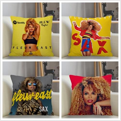 Musife Fleur East Pillowcase Custom Square Pillow Cover Case Zipper Pillowcase 35*35,40*40,45*45cm Drop Shipping