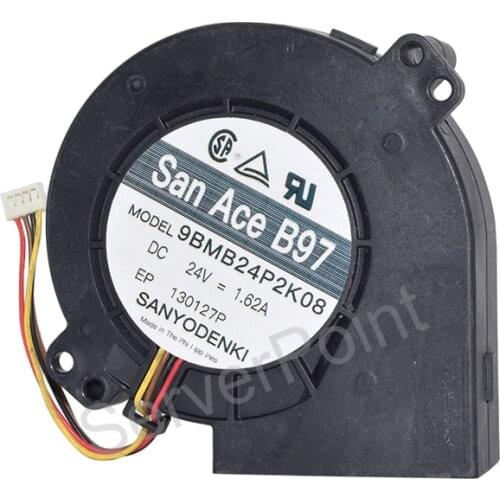 New for DENKI 9BMB24P2K08 9733//24V 1.62A SANYO DC cooling fan
