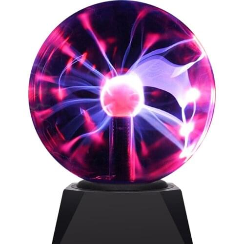 Novelty Magic Crystal Plasma Ball Touch Lamp 220V 110V LED Night Light Child Nightlight Birthday Christmas Kids Decor Gift Light