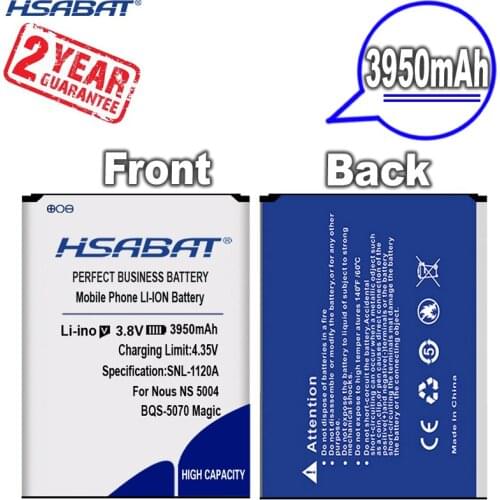 New Arrival [ HSABAT ] 3950mAh Replacement Battery for BQ BQS-5070 BQS 5070 BQS5070 Magic Nous NS 5004