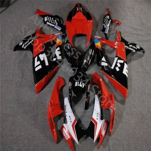 ABS Fairings for GSXR600 06 07 GSXR750 for SUZUKI GSX-R600 GSX-R750 2006 2007 black red white GSXR 600 750 06-07 K6 K7 fairing