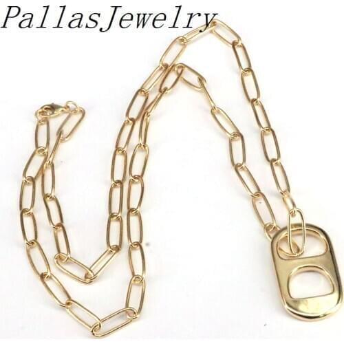 5Pcs 2020 New Punk Chain Chokers Necklace Gold Color Link Chain Necklace women men Fashion Jewelry