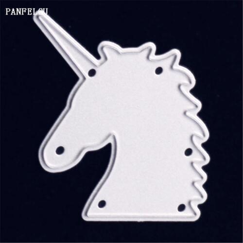 PANFELOU Metal craft Alone the wildebeest paper die cutting dies for Scrapbooking/DIY Easter wedding Halloween cards