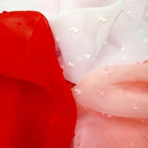 Cosplay Dress Chiffon Swissdot Solid Polka Dot Dress Fabric Swiss Dot Chiffon Fabric Dress Material