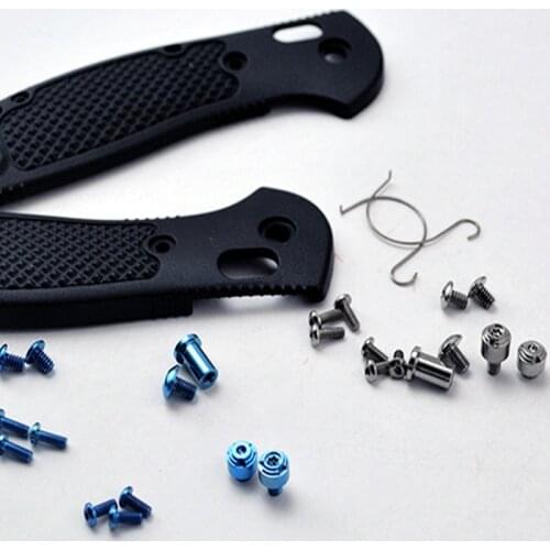 Full Set Titanium Alloy Butterfly Handle Screws For Benchmade EDC 551-552-553 Knife Grip DIY Tool