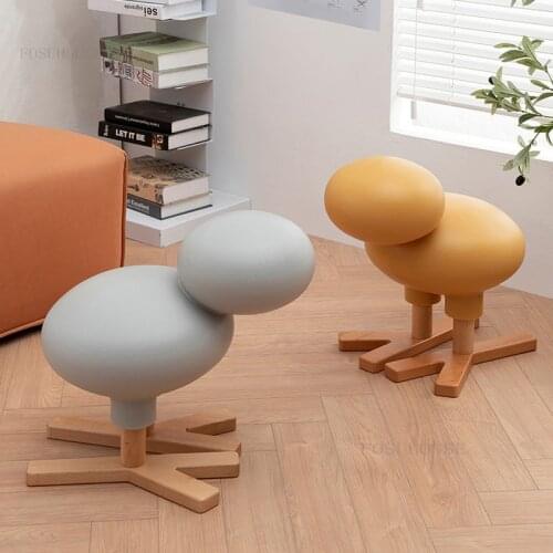 Nordic Childrens Bedroom Plastic Chairs Exhibition Hall Designer Leisure Chair Decoration Kids Household Furniture Lounge Chair